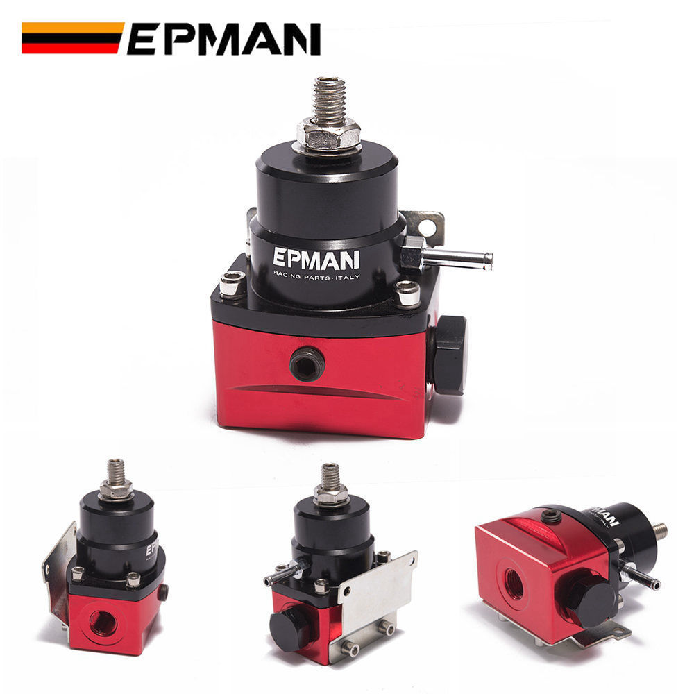 EPMAN -Racing Car Fuel Pressure Regulator + PSI Oil Gauge For Honda CIVIC EG EK 92-00 Toyota Supra JZA80 SUZUKI SX4 EP-7MGT-ZTGA