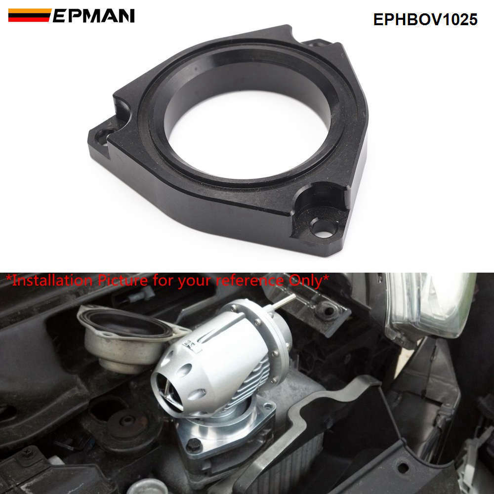 EPMAN Aluminum SSQV SQV Blow Off Valve Flange Adapter For Hyundai Veloster Sonata 1.6T Engine Protect your Turbo EPHBOV1025