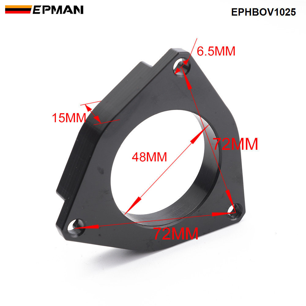 EPMAN Aluminum SSQV SQV Blow Off Valve Flange Adapter For Hyundai Veloster Sonata 1.6T Engine Protect your Turbo EPHBOV1025