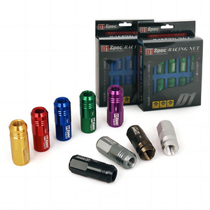 ADDCO - D1spec JDM Light Weight Aluminum Wheel Racing Lug Nuts M12x1.25 / M12x1.5 52mm For Honda CIVIC EG EK ES EP AD-D1-660