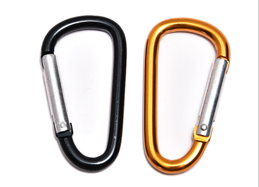 Lightweight Heavy Duty Carabiner Clips Aluminium Wiregate Caribeaners for Hammocks Camping Key Chains Outdoor and Gym etc Hiki