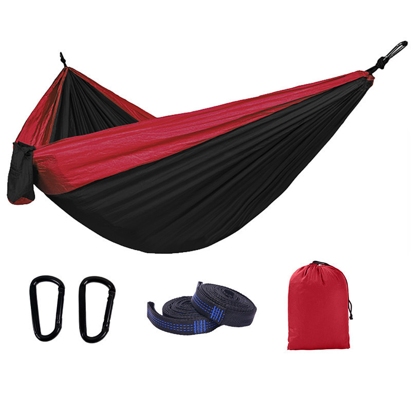 Outdoor Portable Parachute Nylon Camping Hammok/Hamock/Hamak/Hammock With Tree Straps