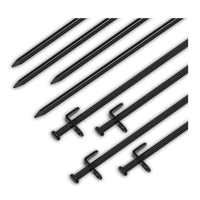 Tent Stakes Heavy Duty Steel Tent Pegs Ground Outdoor Tent stake for Camping Canopy Unbreakable and Inflexible