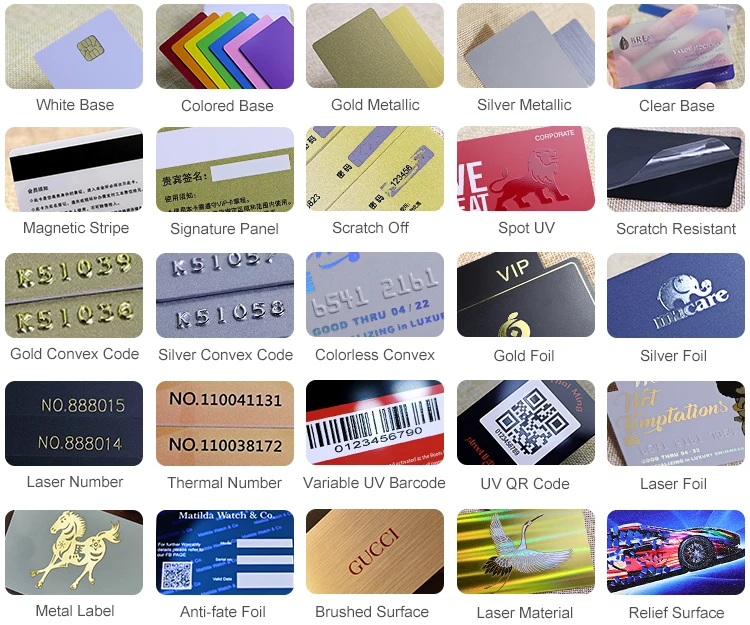 Eco-friendly Double Side Printing Name Custom Membership Plastic Cards PVC Business Vip Card