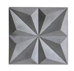 Flower Pattern Concrete Wall Tile for Indoor Decor