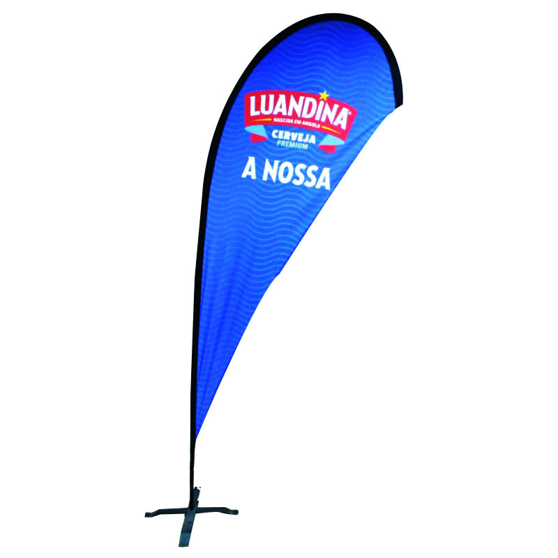 Guangzhou factory flag banner beach flag banner pole stand