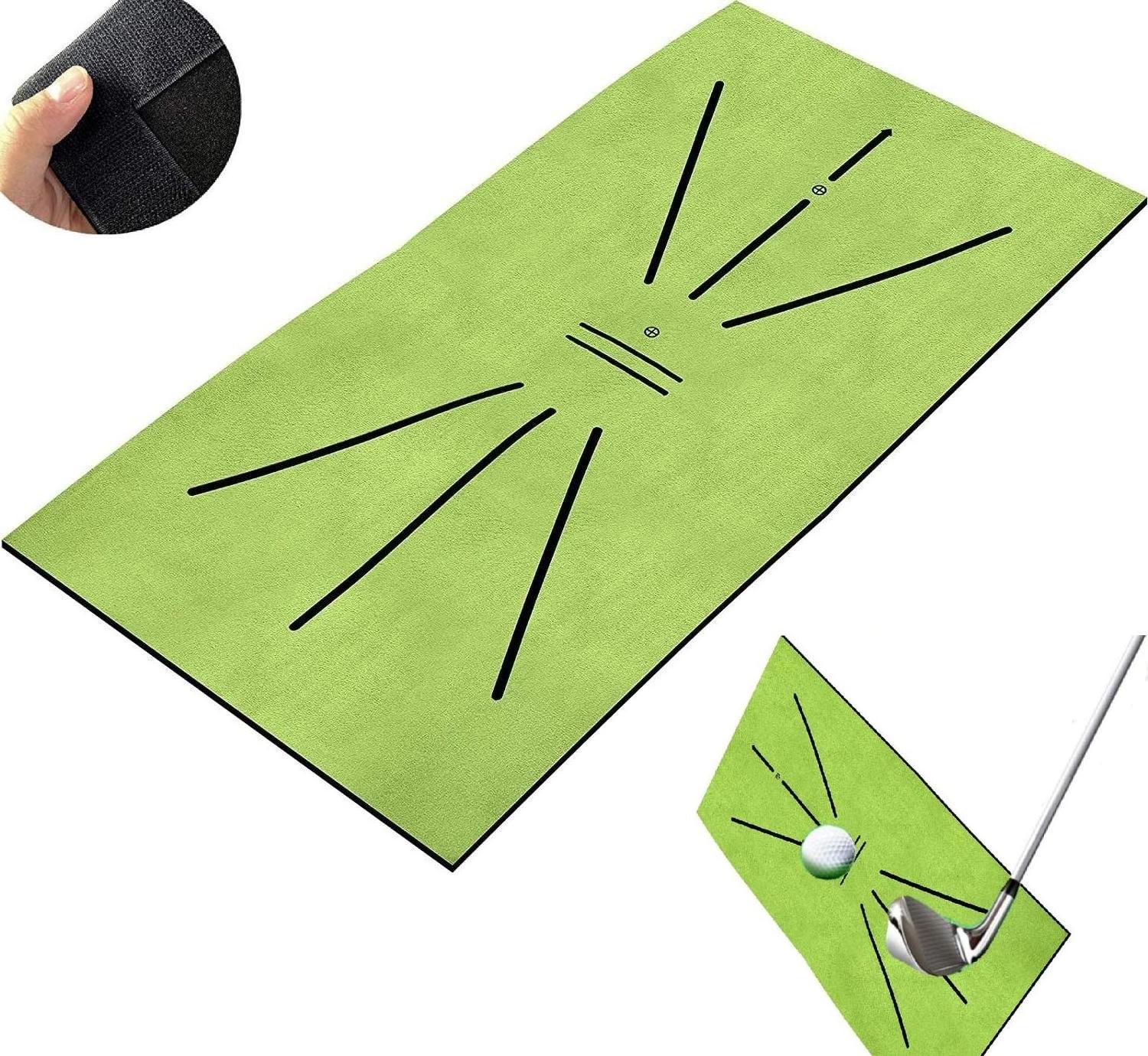 Mini Golf Practice Mat Auxiliary Training Blanket Golf Training Mat Used for Swing Detection and Hitting