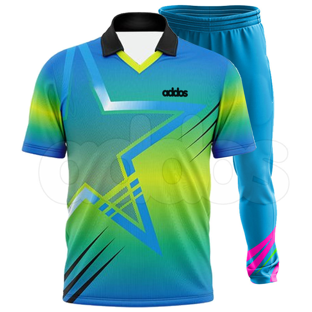 New Arrived Quick Dry Top Manufacturer  Cricket Team Uniform Set