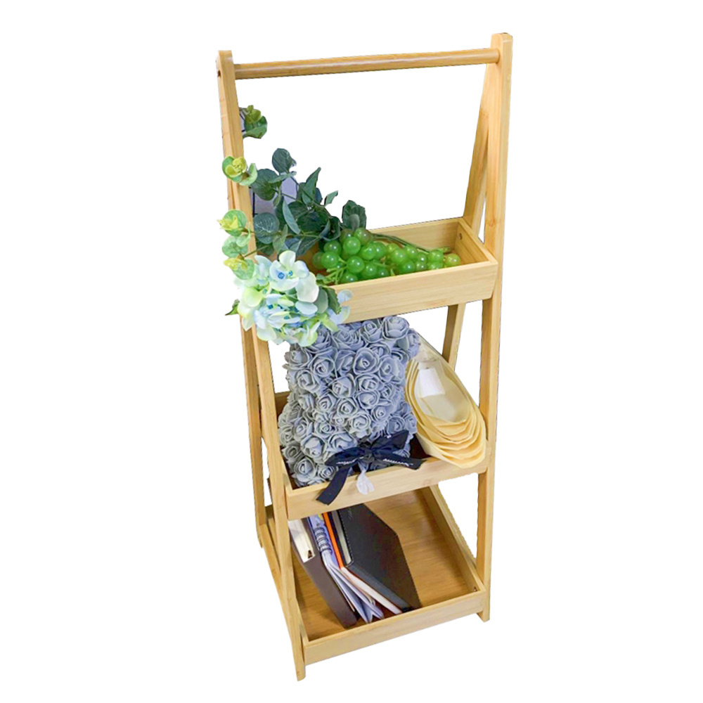 Living Room Storage 3 Tiers Storage Holders and Stand Display Shelves Racks and Shelving Units