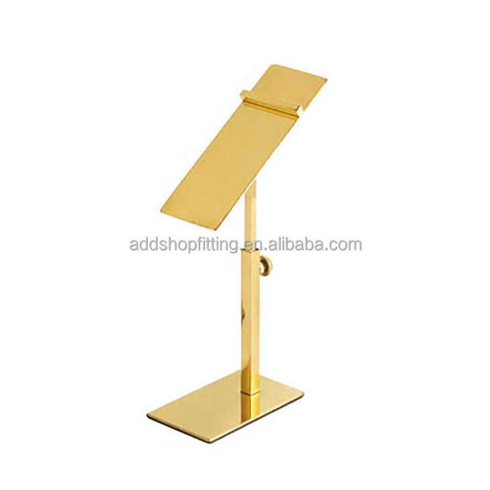 Stainless steel stand gold high heels shoes racks