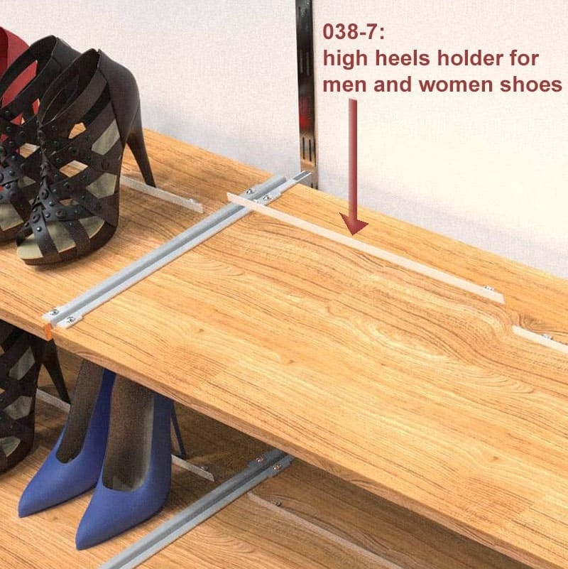 High heel display wall shoes holder for shop