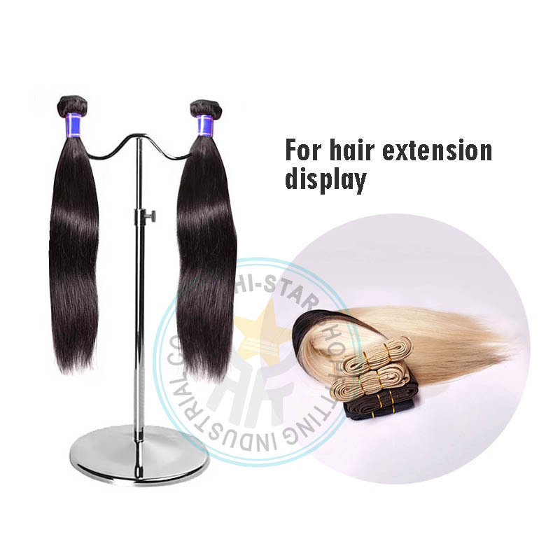 Rack stand wig hair extension holder for display