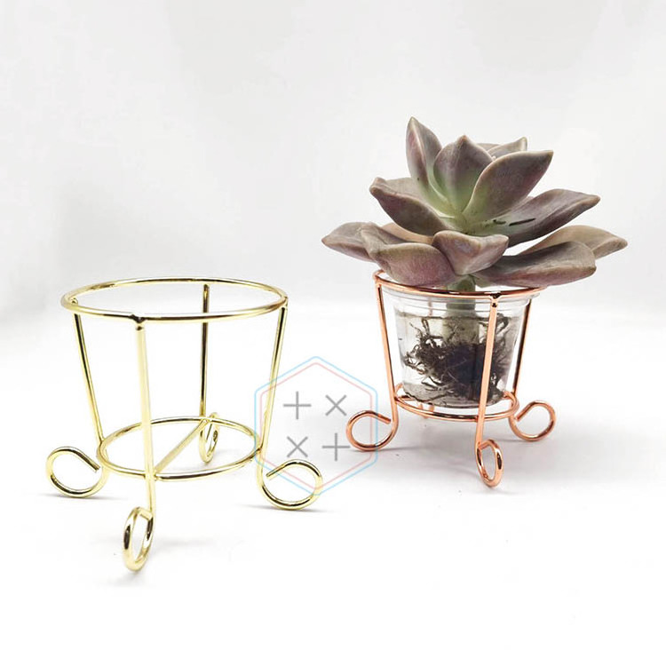 Birthday Gifts for Women Lovers Succulent Pots with metal stand Only