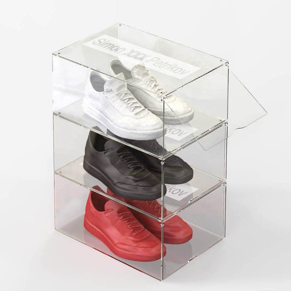 OEM customized sport acrylic shoe display case