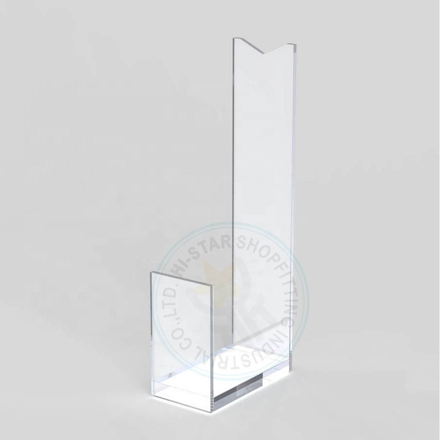 Acrylic display stand high heels shoes for women