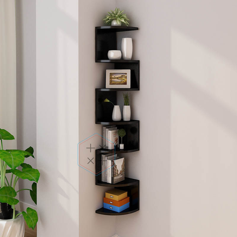 Rustic Wall Floating Shelf Application Home Office Design Style Industrial Feature Storage