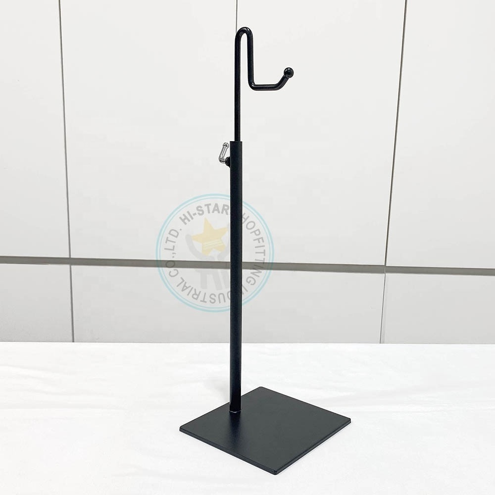 Hot Black handbag bag display stand for retail