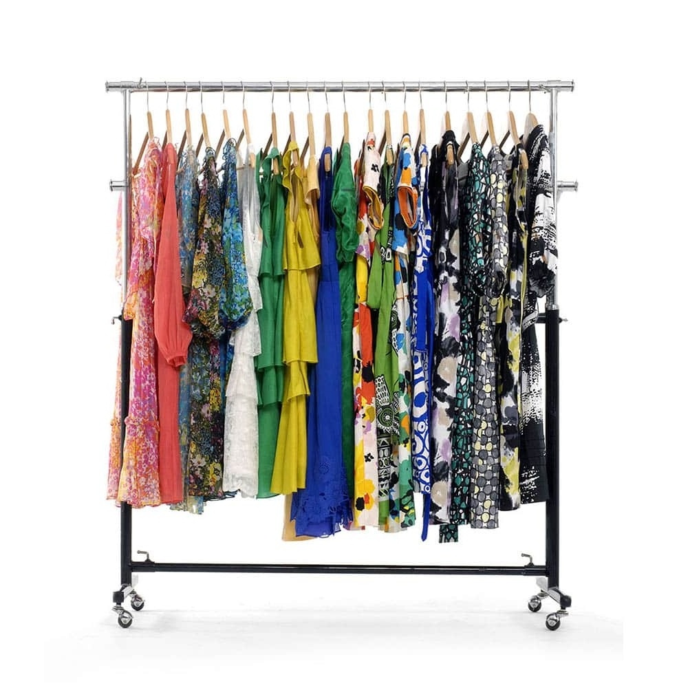 Trade Assurance gold clothing rack for rail