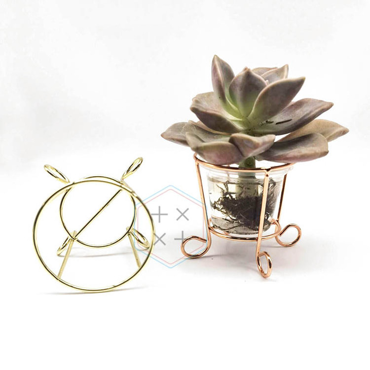 Birthday Gifts for Women Lovers Succulent Pots with metal stand Only