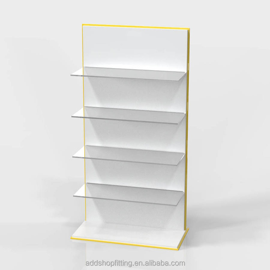 Customized yellow acrylic sunglasses display rack