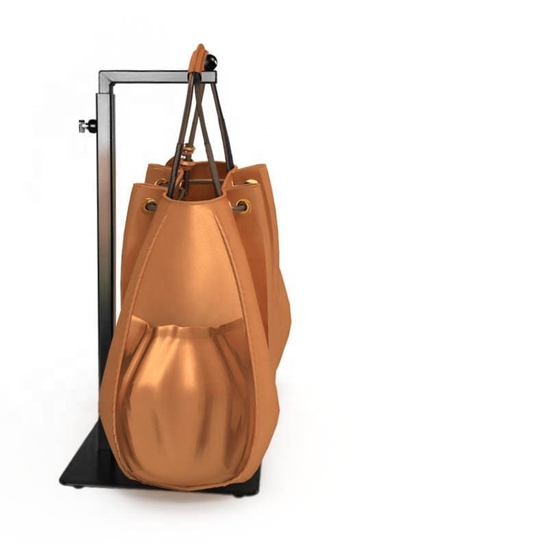 Metal handbag display stand for retail