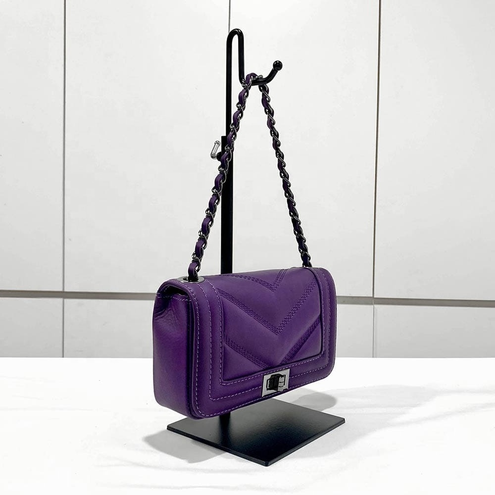 Hot Black handbag bag display stand for retail