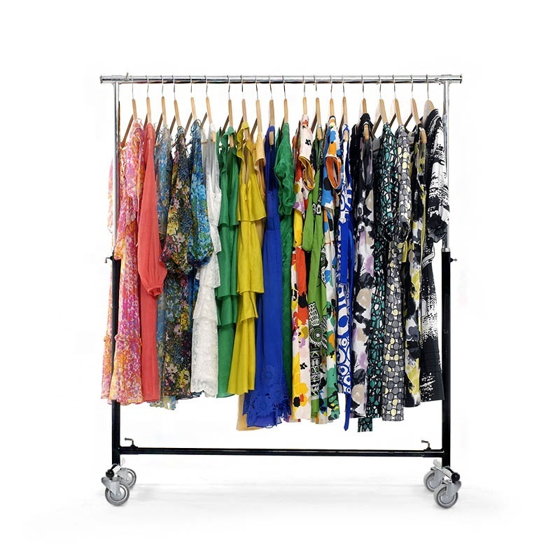 Metal stand clothes display rack for shop