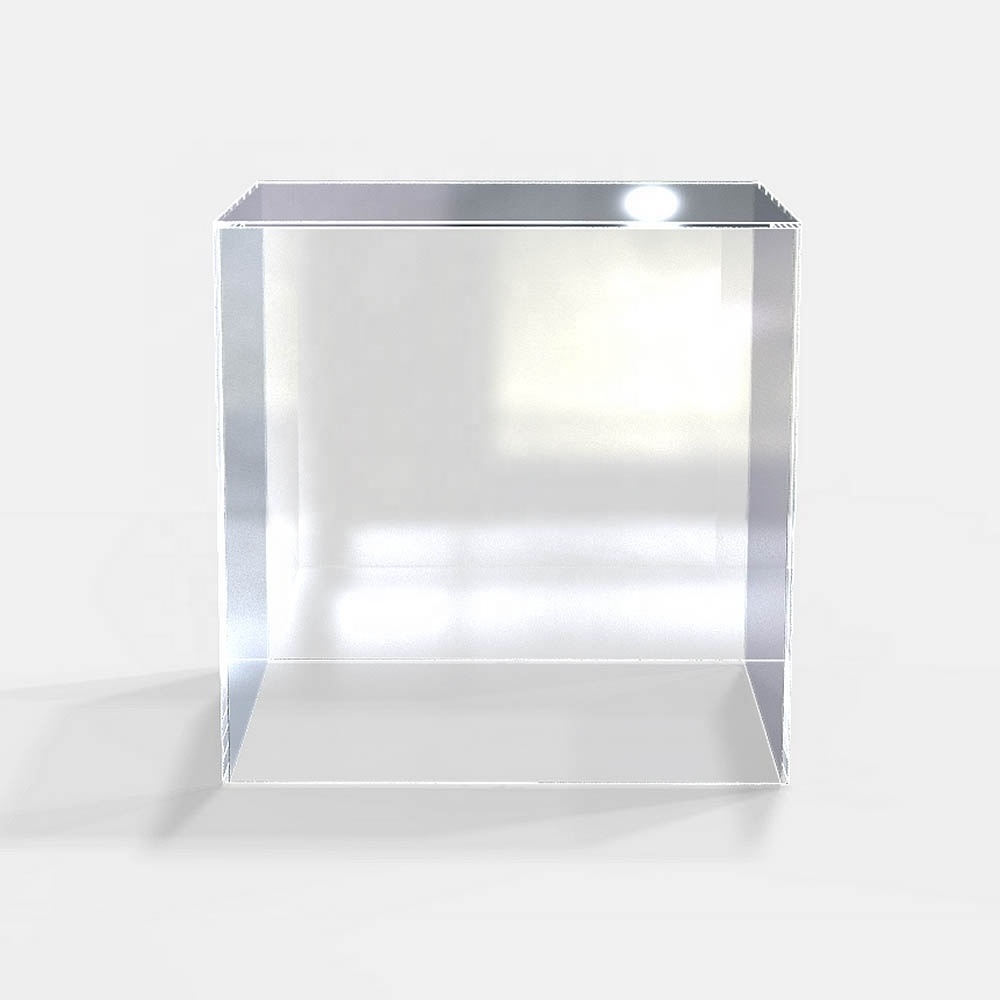 Customized clear acrylic display box for retail