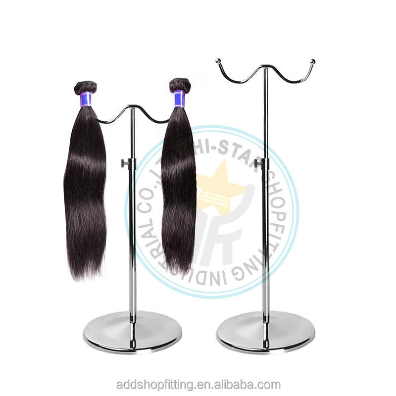 Rack stand wig hair extension holder for display