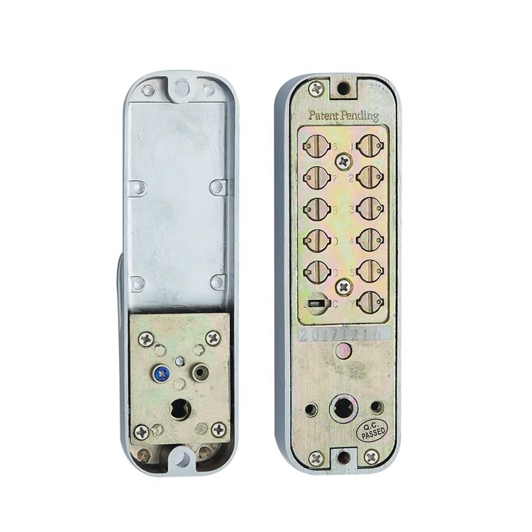 Second generation long handle keyless mechanical digital security code door lock