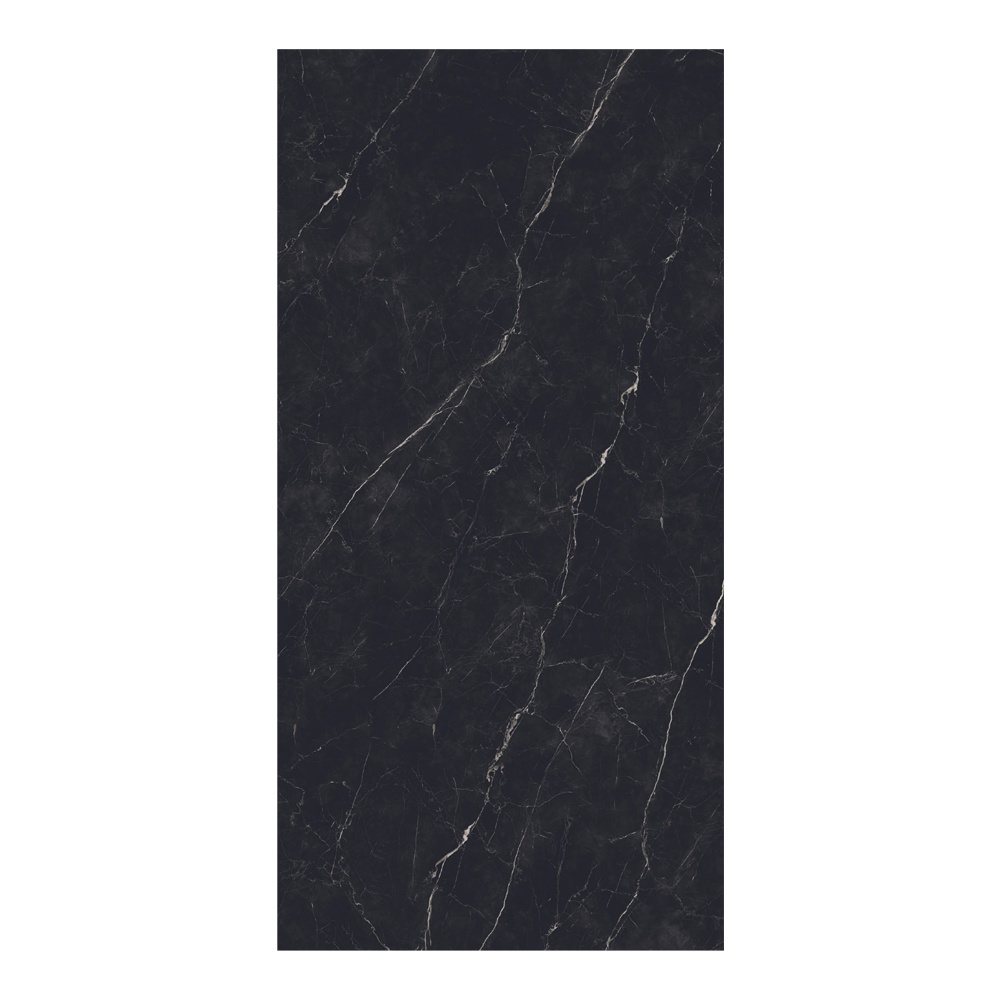 Classic Matt Finish 12mm thick 1600x3200 mm Shakespeare Black Sintered Stone Big Porcelain Slabs Tiles