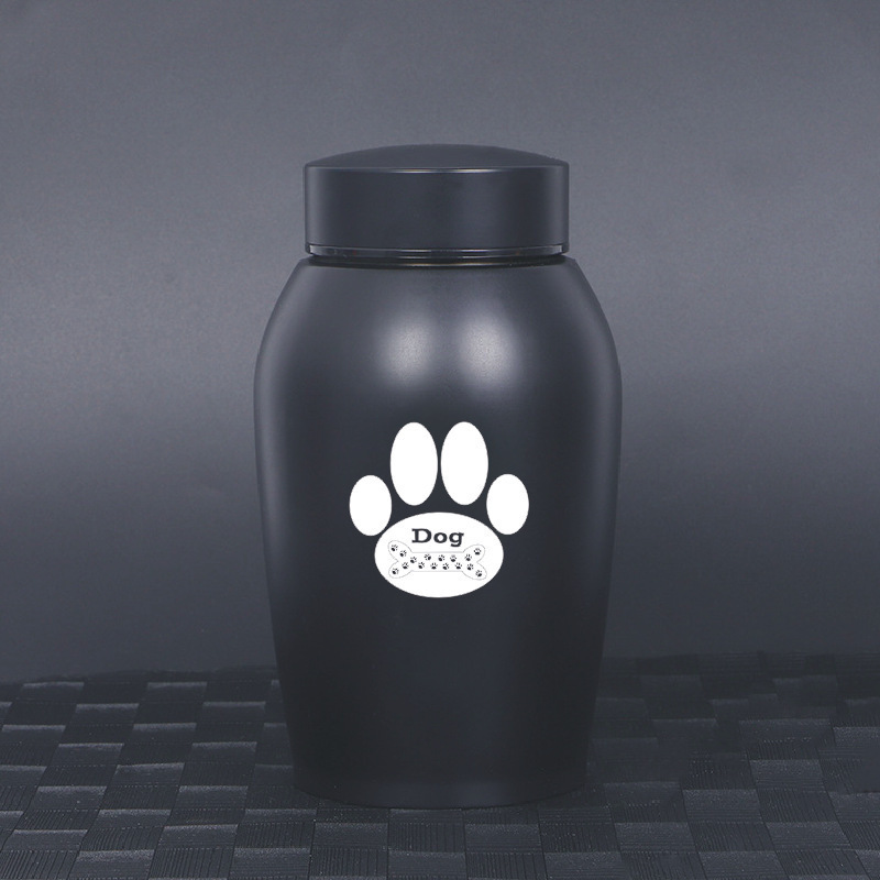 Online Hot Sell Printed Multi Colors Air Tight Stainless Steel Pet Cremation Urn Cat Dog Memorial Urn for Ashes