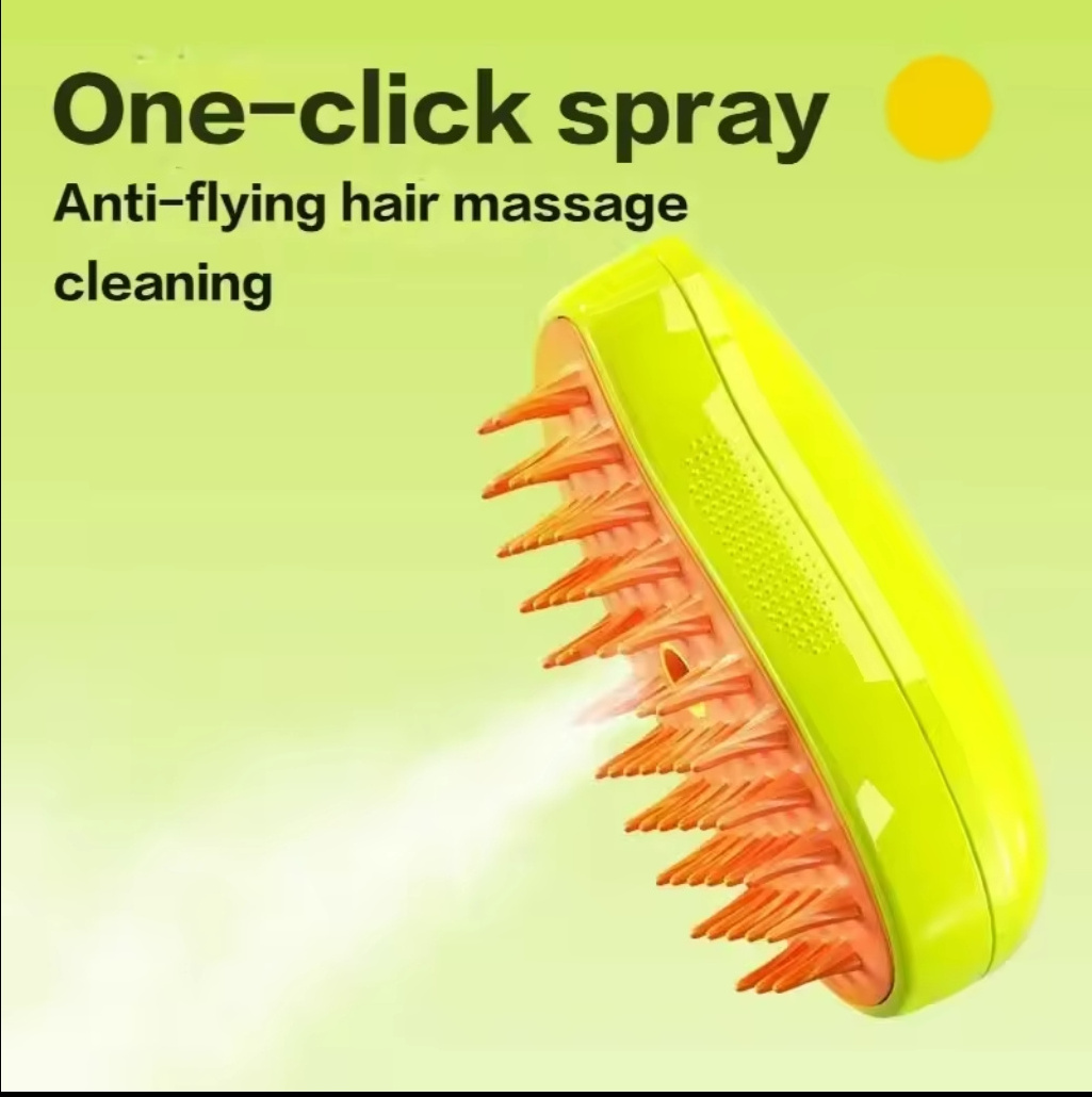 3 In 1 Cat Steam Spray Combs For Removing Tangled And Loosse Hair Brush