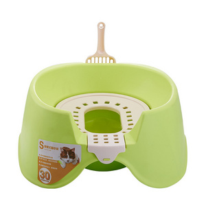 Pet Cat Toilet Cat Litter Box Tray