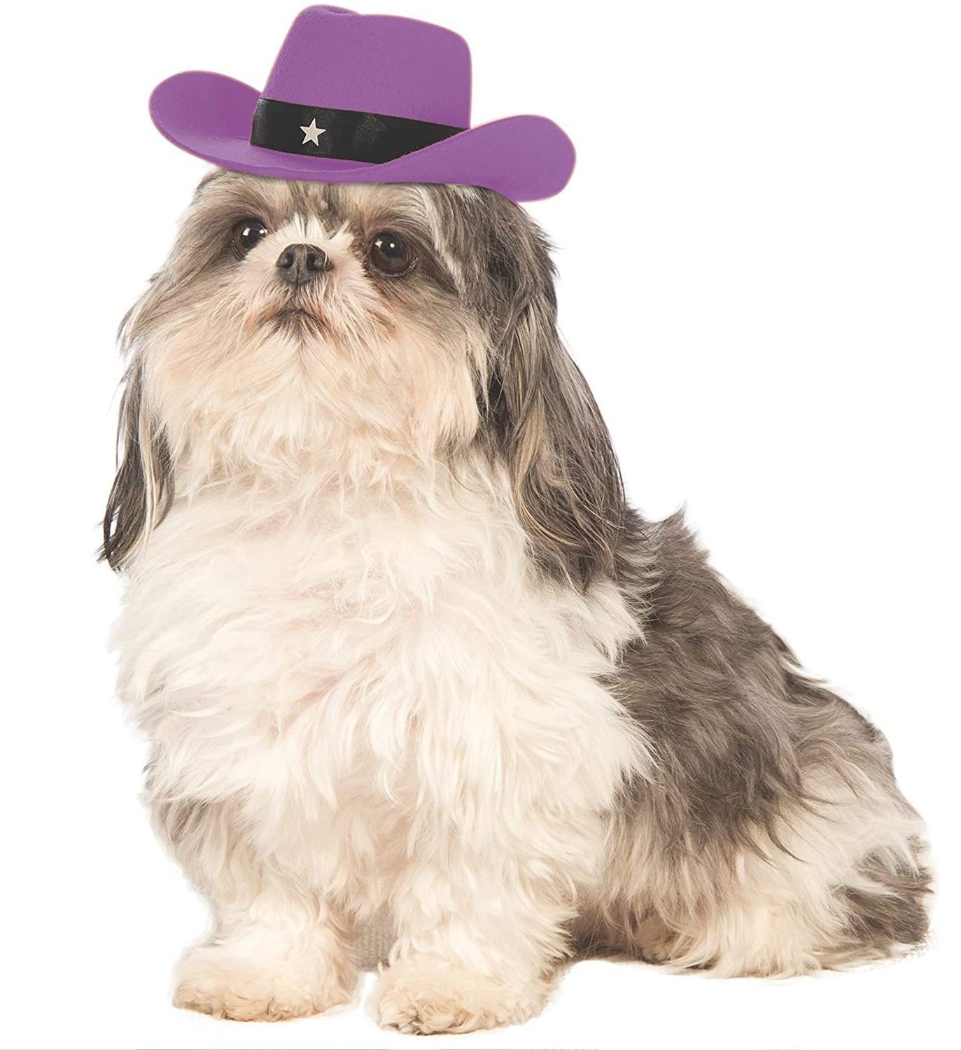 Pet Cowboy Hat Pet Headgear Western Fur Felt Dog Cat Party Small Hat