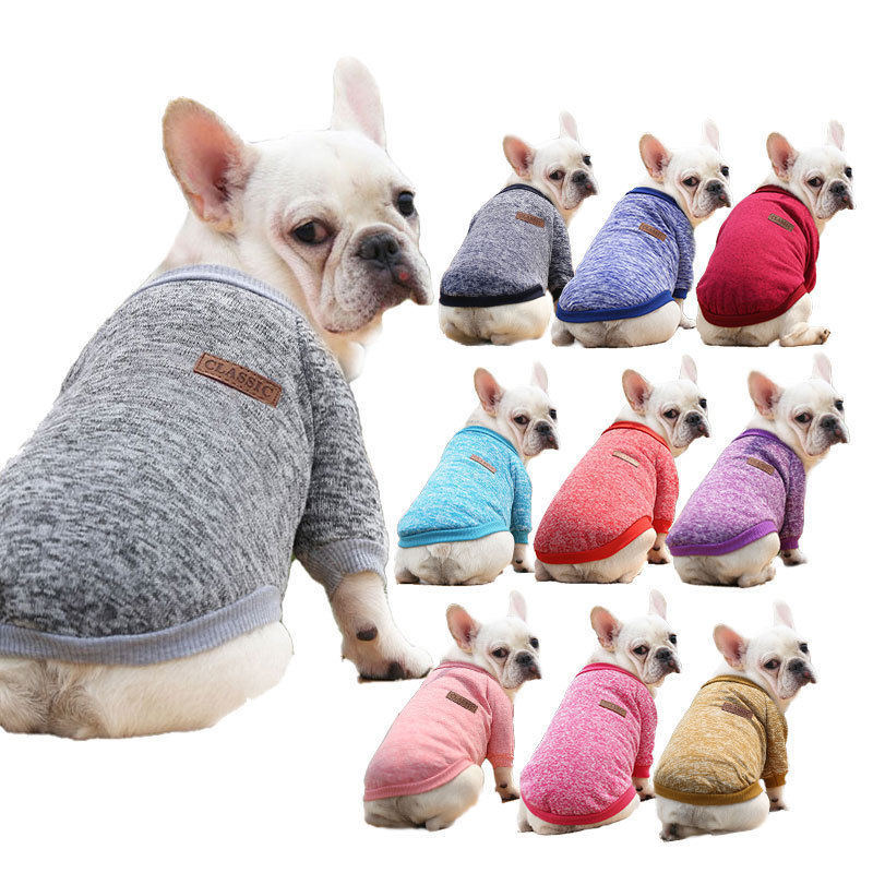 Knitwear Sweater Fleece Coat Soft Thickening Warm Shirt Winter Pet Dog Cat Clothes Puppy Costume Clothing for Small Dog