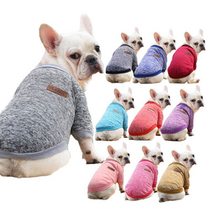 Knitwear Sweater Fleece Coat Soft Thickening Warm Shirt Winter Pet Dog Cat Clothes Puppy Costume Clothing for Small Dog