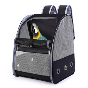 New Design High Quality Wholesale Pet Carrier Deluxe Parrot Pet Bird Travel Backpack Breathable Outdoor Bird Carry Bag