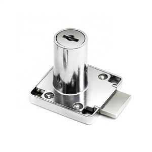 Cabinet single door security lock with lock rolled steel furniture hardware for drawer locks with 2 keys