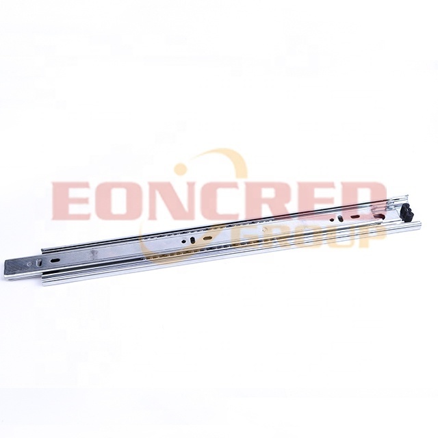 full extension ball bearing slide normal 3 fold 45mm heavy duty telescopic slide factory