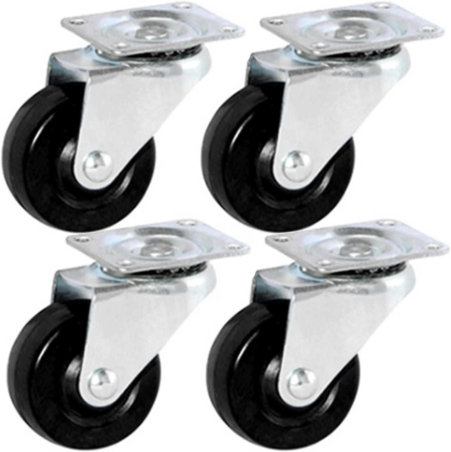 Caster wheels heavy duty casters with brake for furniture office chair 360 swivel