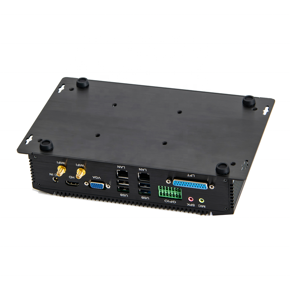 Core i3 i5 i7 CPU Industrial Embedded Computer IPC Fanless Mini Box PC Barebone Rugged PC Gamer Dual NIC Linux Win10 GPIO RS485