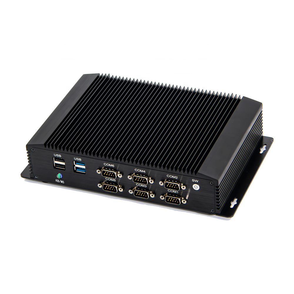 Core i3 i5 i7 CPU Industrial Embedded Computer IPC Fanless Mini Box PC Barebone Rugged PC Gamer Dual NIC Linux Win10 GPIO RS485