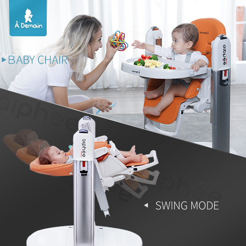 Adjustable Swing Chair Baby for 0-5 Years Children High Chair for Feeding