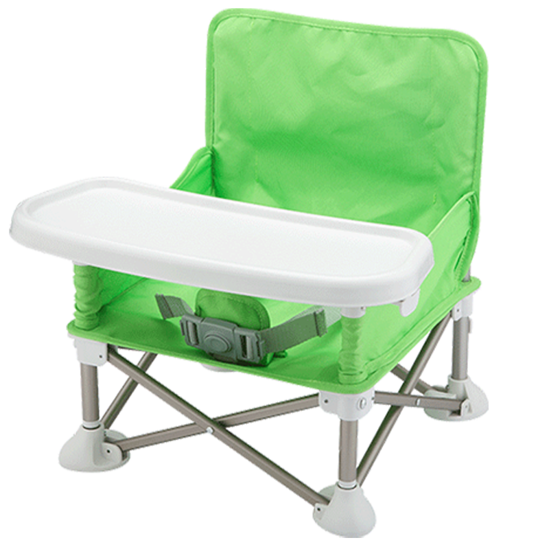 Kid Chair Camping Travel Baby Seat Portable Baby Booster Seat Folding Baby Chair With Tray And Carrying Bag