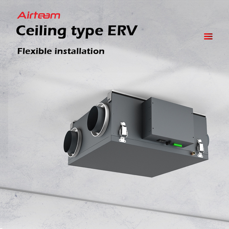 Erv Hrv Energy Heat Recovery Ventilation With Intelligent Controller