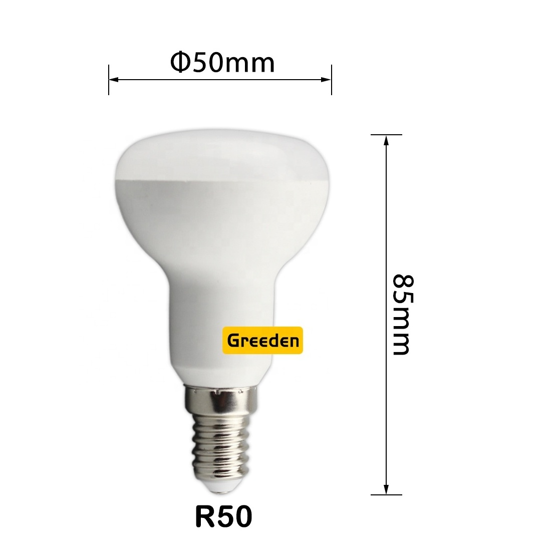 Greeden E27 E26 base BR25 R63 7W Soft White Light 3000k 720 Lumen LED Indoor LED flood Light Bulb