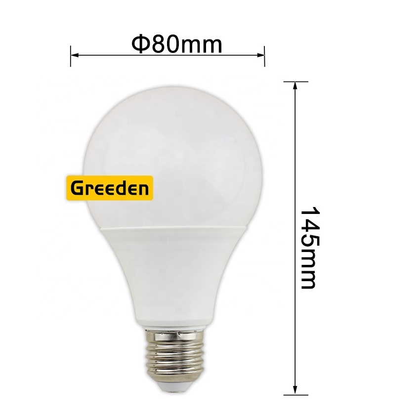 Greeden Euro CE standard high lumen screw base E26 E27 A60 Electrical Energy Saver LED Ampoules shape 12W Light bulb