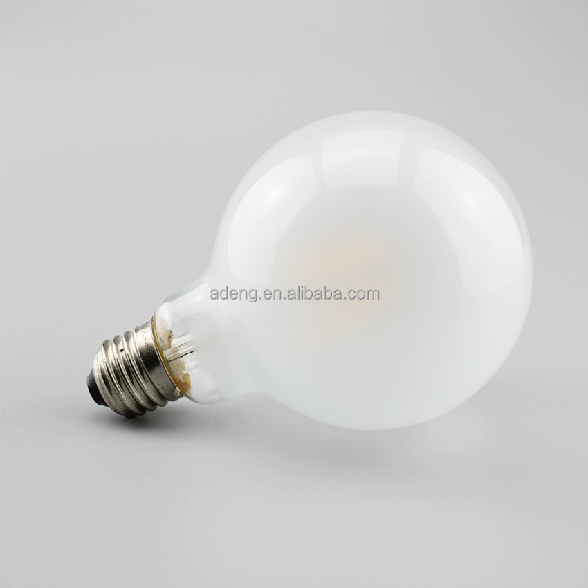 G30 globe shape G95 LED filament Light Bulb Vanity Light Bulb with Soft White 2700K for Reading Room