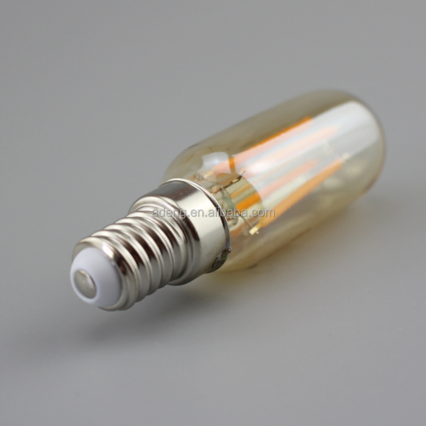 Warm White 2700K Vintage E12 E14 LED Bulb 4W Candelabra Bulb T6 Clear  Edison Bulb for Chandeliers Ceiling Fan Pendant